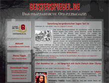 Tablet Screenshot of geisterspiegel.de